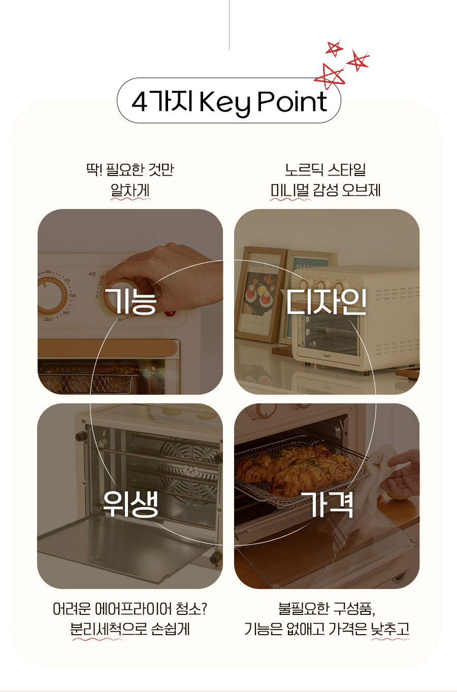 리큅 미니 가정용 소형 에어프라이어 오븐 12L LAF-MO1208