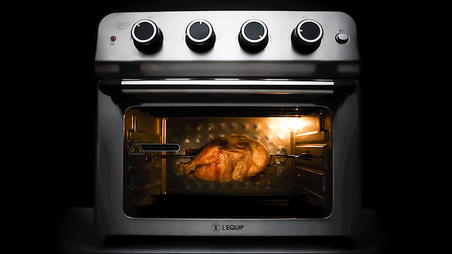 리큅 풀스텐 대용량 에어프라이어 오븐 23L LAF-MO2301SS